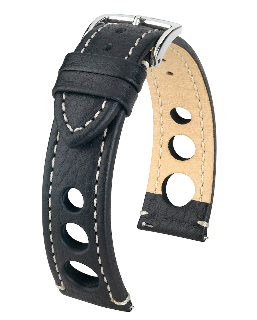 HIRSCH Buffalo Calfskin Watch Band "Rally", 1824 mm, 3 colors, new! eBay