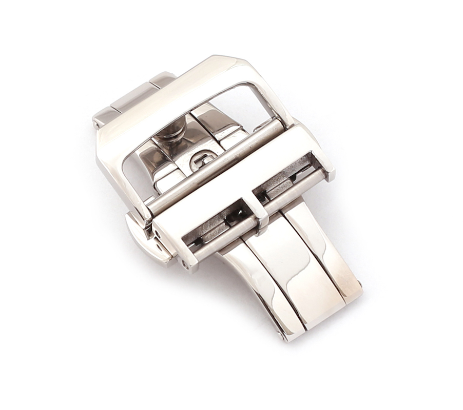 RIOS1931 Watch Band Deployment Clasp, Model „Swiss“, 1622 mm, silver